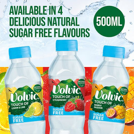 Volvic Touch of Fruit Sugar Free Lemon & Lime 500ml