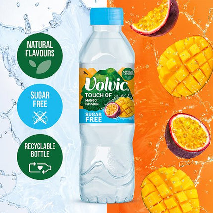 Volvic Touch of Fruit Sugar-Free Mango & Passionfruit 500ml