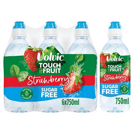 Volvic Touch of Fruit - Strawberry Sugar Free 750ml