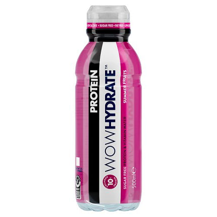 Wow Hydrate Summer Fruits Protein & Vitamin Water 500ml