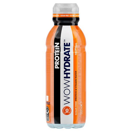 Wow Hydrate Tropical Protein & Vitamin Water 500ml