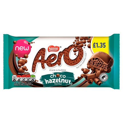 Aero Hazelnut Block 90g £1.35