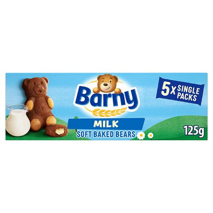 Barny Milk Soft Baked Bears 5 Pack 125g