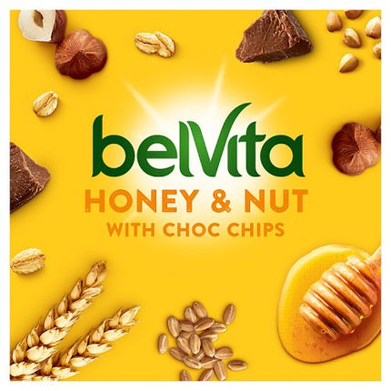 Belvita Breakfast Biscuits Honey & Nut with Choc Chips 50g