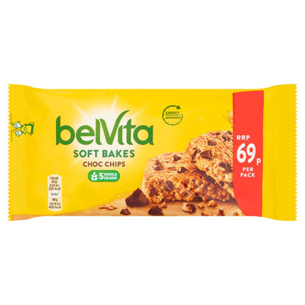 Belvita Breakfast Biscuits Soft Bakes Choc Chips 50g 69P