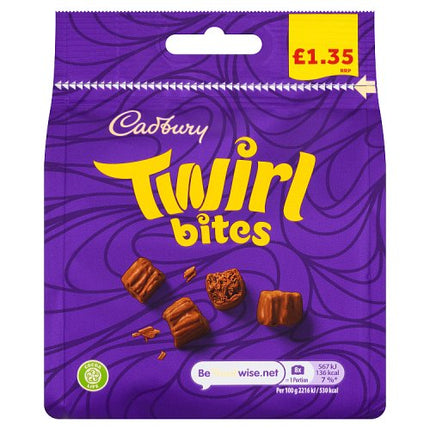 Cadbury Twirl Bites 95g £1.35