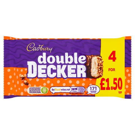 Cadbury Double Decker 4pk 149.2g £1.50