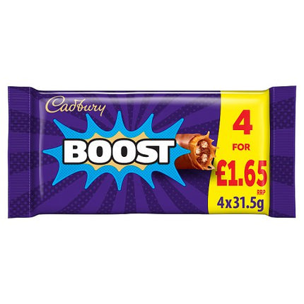 Cadbury Boost Bar 4 Pack 126g £1.65