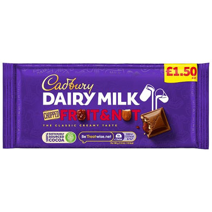 Cadbury Dairy Milk Fruit & Nut Block 95g £1.50