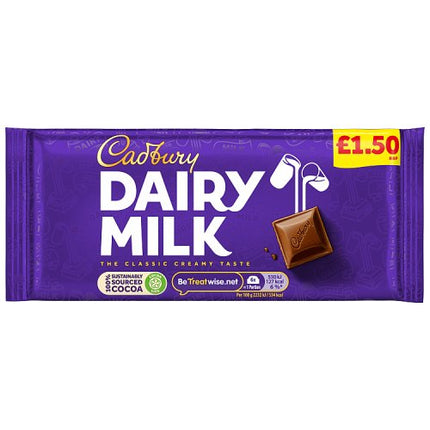 Cadbury Dairy Milk Block Bar 120g £1.50