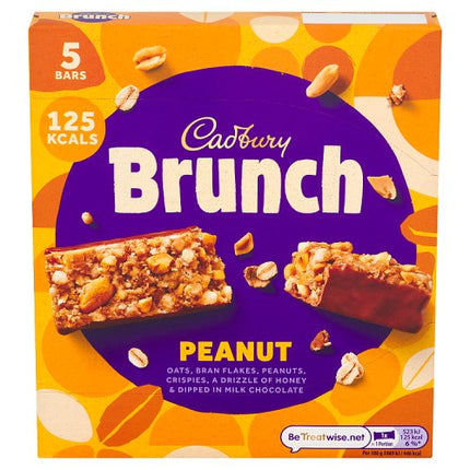 Cadbury Brunch Bar Peanut 5 Pack 140g