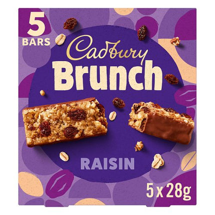 Cadbury Brunch Bar Raisin 5 Pack 140g