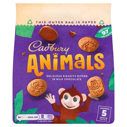 Cadbury Mini Animals Chocolate Biscuits 99.5g