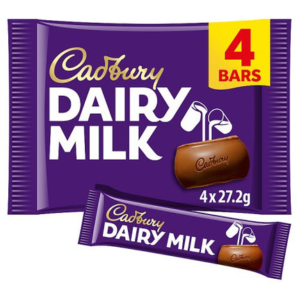 Cadbury Dairy Milk 4x27.2g