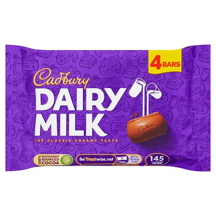 Cadbury Dairy Milk 4x27.2g