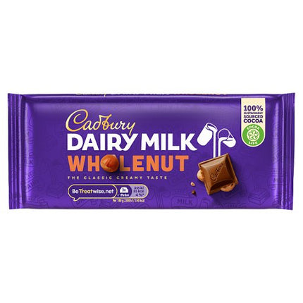 Cadbury Dairy Milk Whole Nut 120g