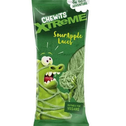 Chewits Sour Apple Laces 160g