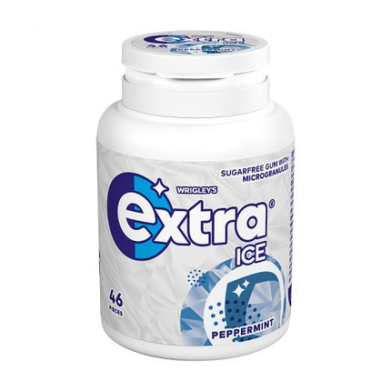 Extra Ice Peppermint Sugar Free Gum Bottle 46pc 64g