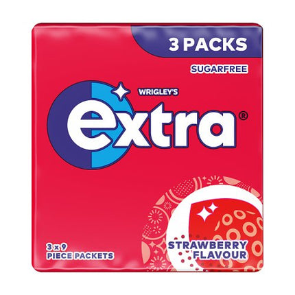 Wrigley's Extra Strawberry 3 Packs