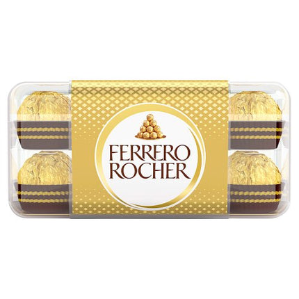 Ferrero Rocher Chocolate Pralines Gift Box of Chocolate 16 Pieces (200g)