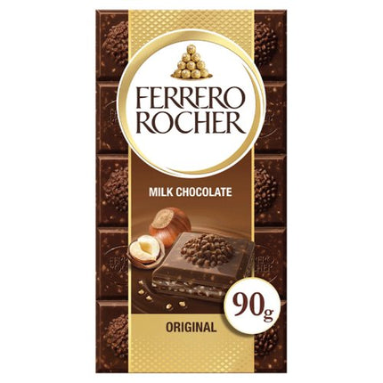 Ferrero Rocher Tablet Milk Chocolate 90g