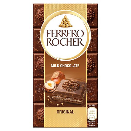 Ferrero Rocher Tablet Milk Chocolate 90g