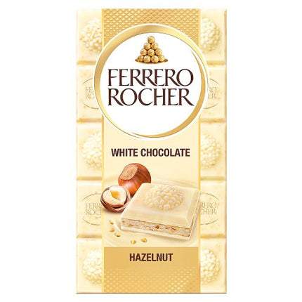 Ferrero Rocher Tablet White Chocolate 90g