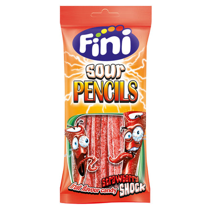 Fini Halal Strawberry Sour Pencils 75g