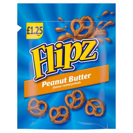 Flipz Peanut Butter Coated Pretzels 80g £1.25