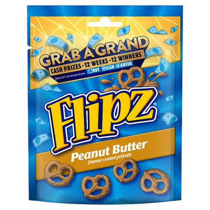 Flipz Peanut Butter Coated Pretzels 90g