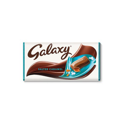 Galaxy Salted Caramel & Milk Chocolate Block Bar 135g