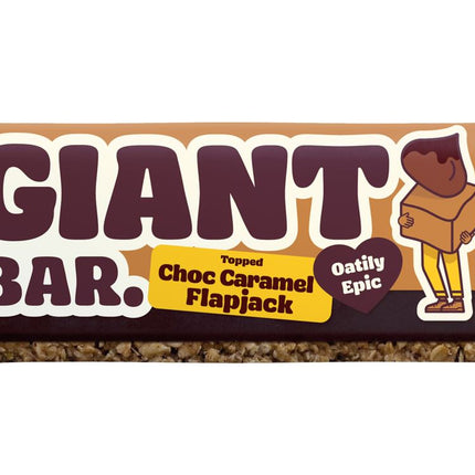 Giant Bar Caramel Chocolate Topped Flapjack 100g