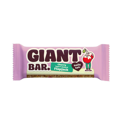 Giant Bar Cherry Yoghurt Topped Flapjack 100g