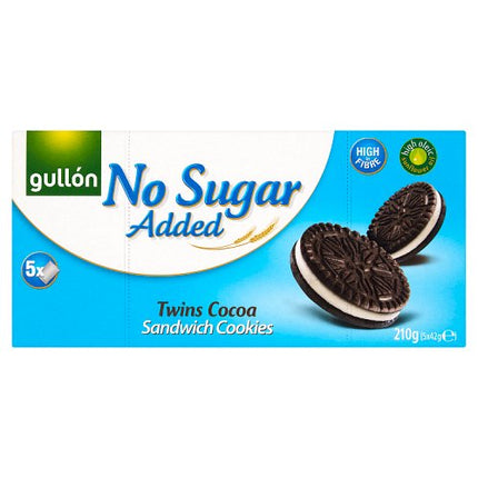 Gullon No Added Sugar Twin Creams 210g