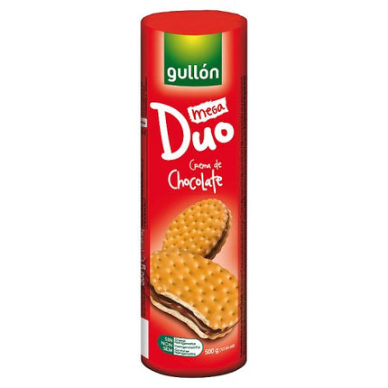 Gullon Mega Duo Chocolate Creme Biscuits 500g