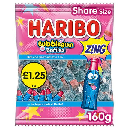 Haribo Bubblgm Bottl Z!ng 160g £1.25