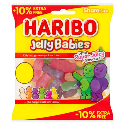 Haribo Jelly Babies 154g PMP £1.25 10% Extra Free