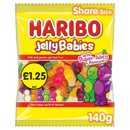 Haribo Jelly Babies 140g £1.25