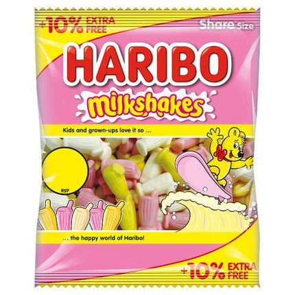 Haribo Milkshakes 154g PMP £1.25 10% Extra Free