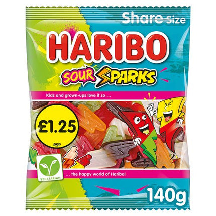 Haribo Sour Sparks 140g £1.25