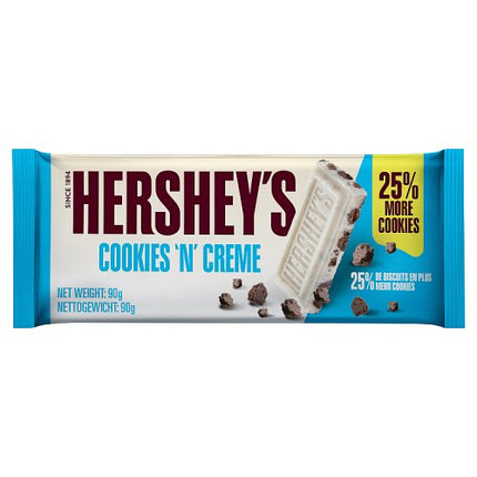 Hersheys Cookies n Creme Block Bar 90g