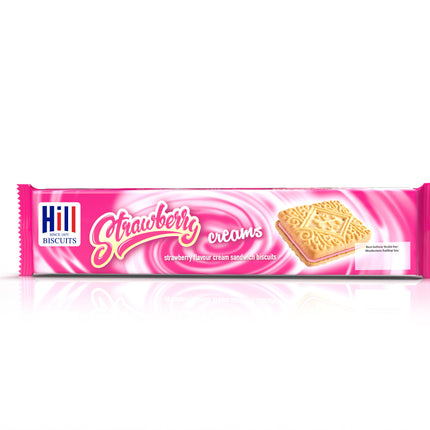 Hill Strawberry Creams Biscuits 150g