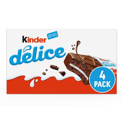 Kinder Delice Cake Bar 4 Pack 39g