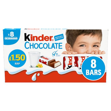 Kinder 8 Pack 100g £1.50