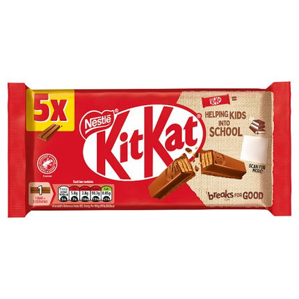 Kit Kat 2 Finger Milk 5 Pack 103.5g