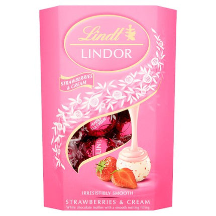 Lindt Lindor Strawberry & Cream 200g