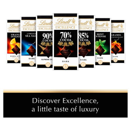 Lindt Excellence Dark 70% Cocoa Bar 100g