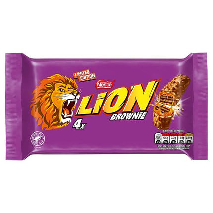 Lion Brownie Chocolate Bar 4 Pack 120g