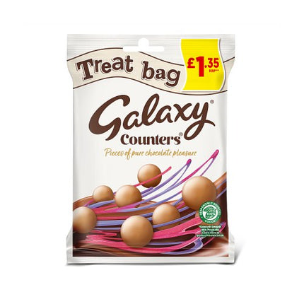 Galaxy Counters Chocolate Treat Bag 78g £1.35