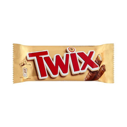 Twix Caramel & Milk Chocolate Fingers Biscuit Snack Bar 50g